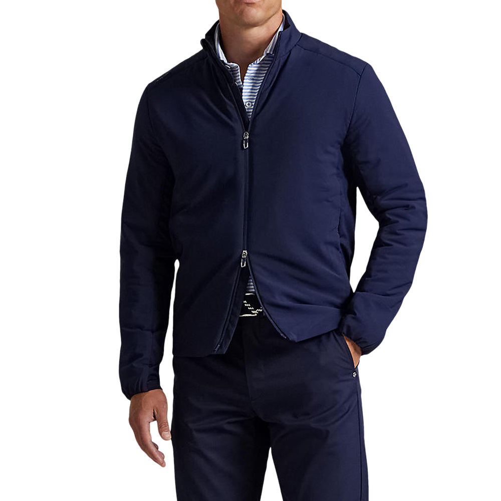 Jersey-Paneled Stretch Jacket