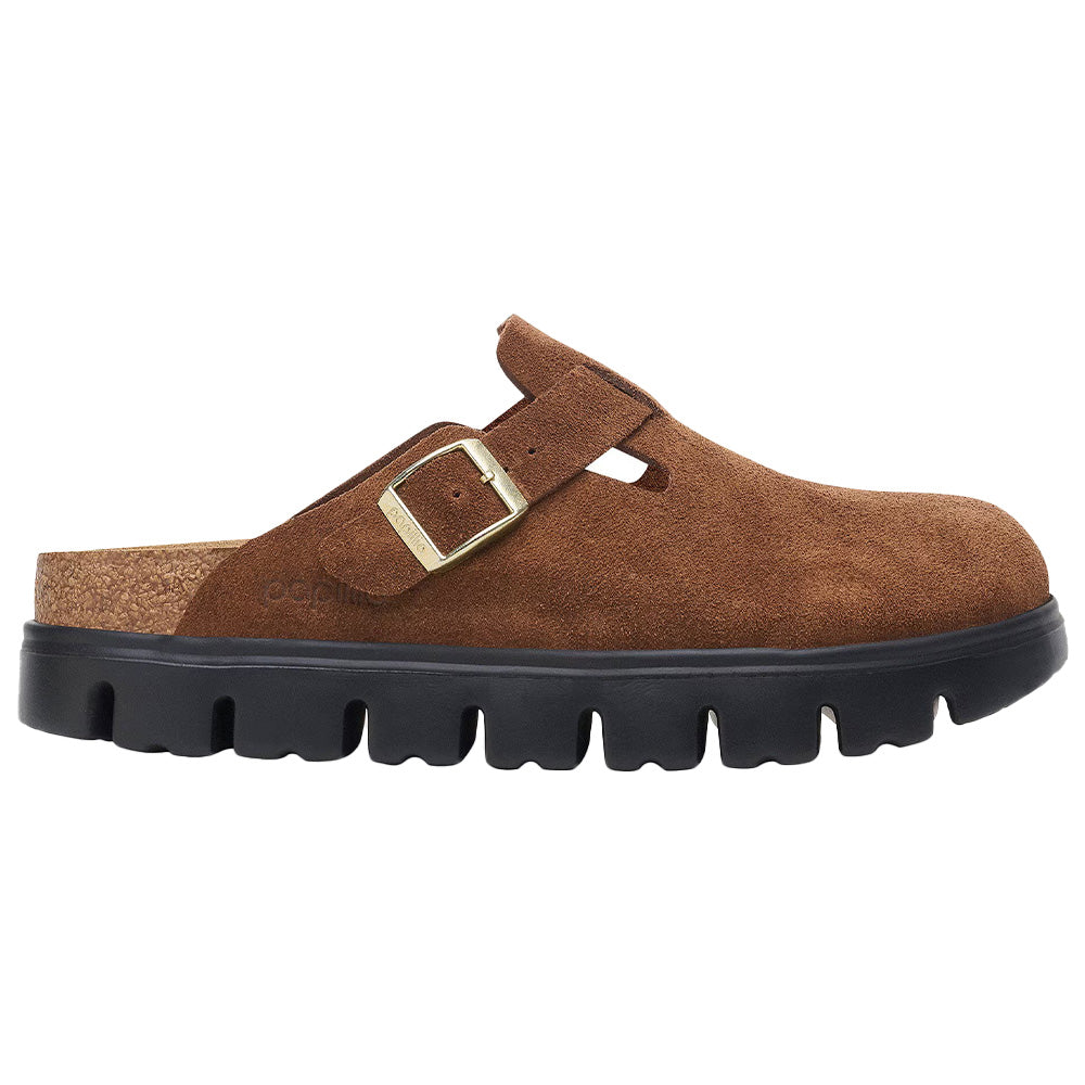 Women's Boston Chunky Sandals - Suede Leather