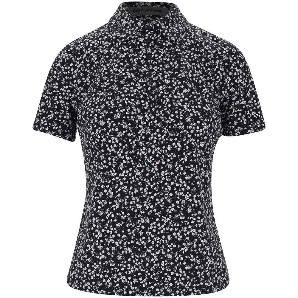 Women's Ditsy Floral Silky Tech Nylon Polo