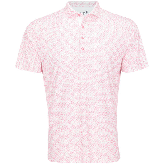 Performance Mesh Polo - Flock Yeah Print