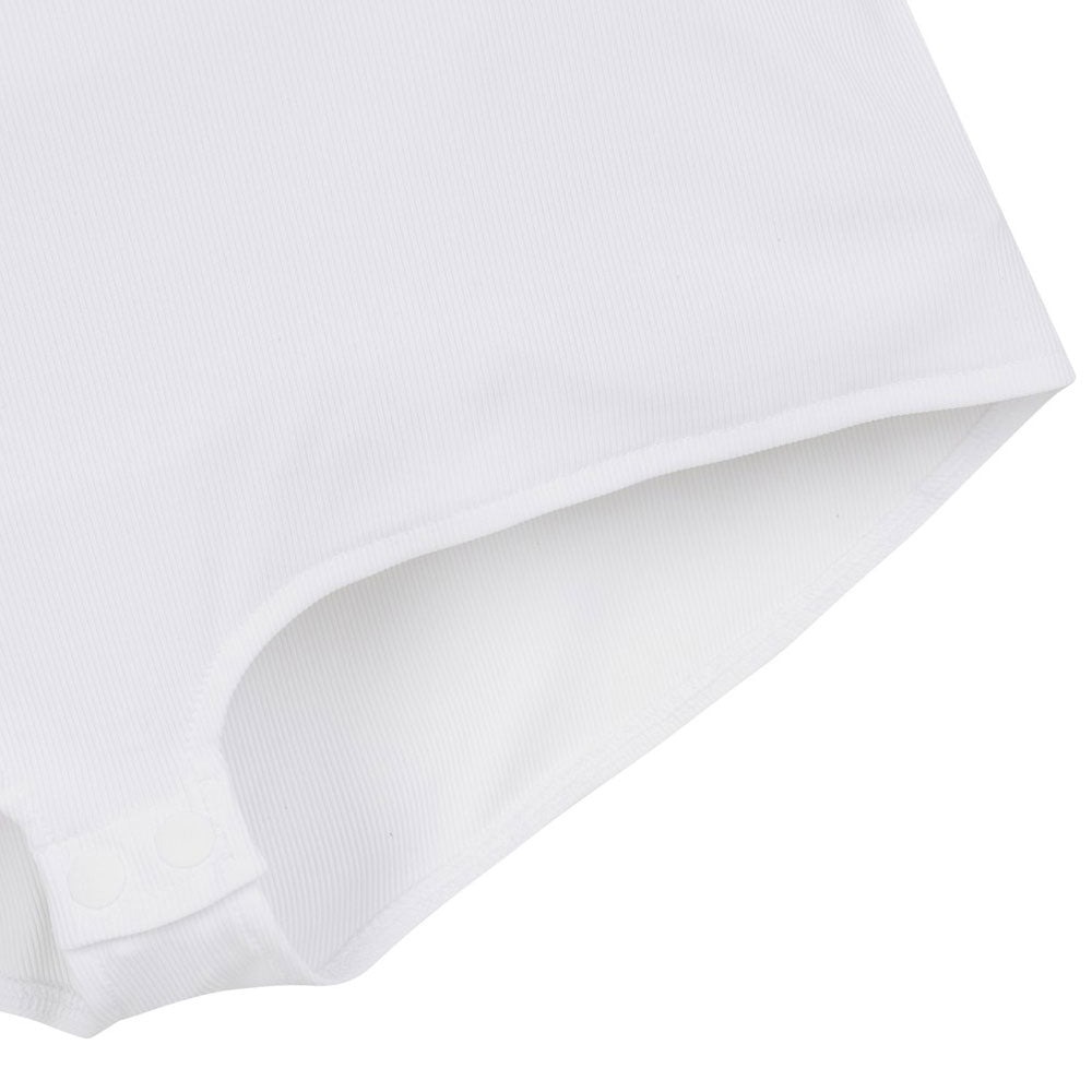 Women's Athletic Fit V-Neck Bodysuit