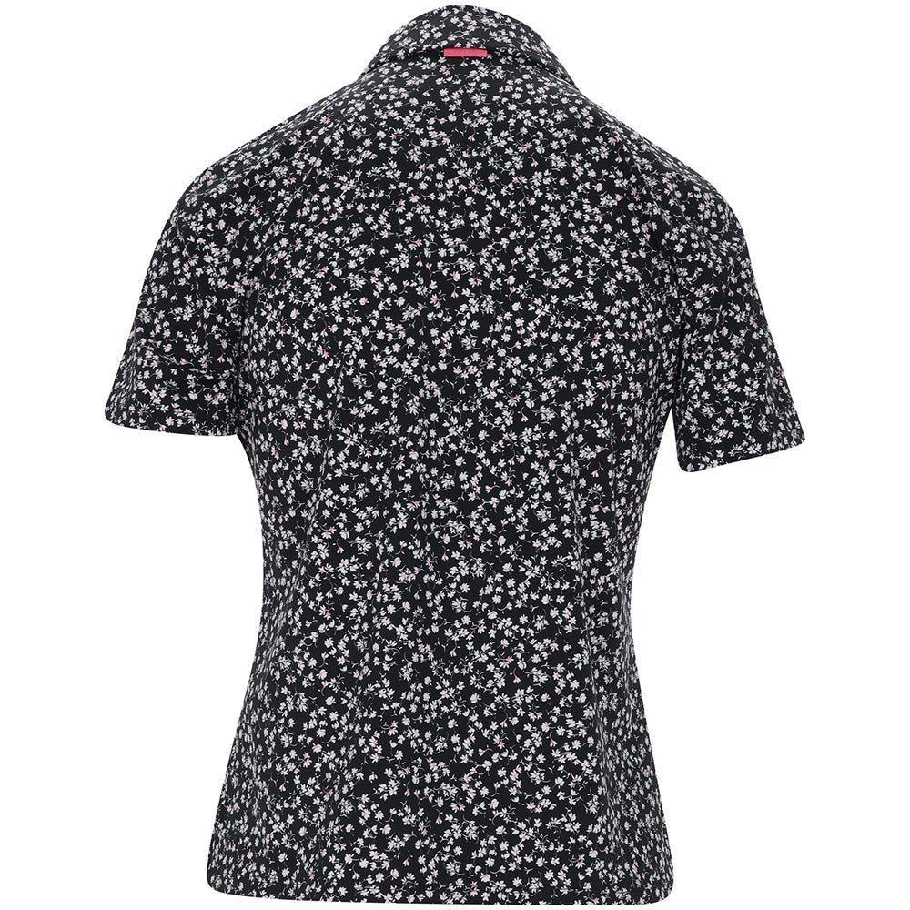 Women's Ditsy Floral Silky Tech Nylon Polo