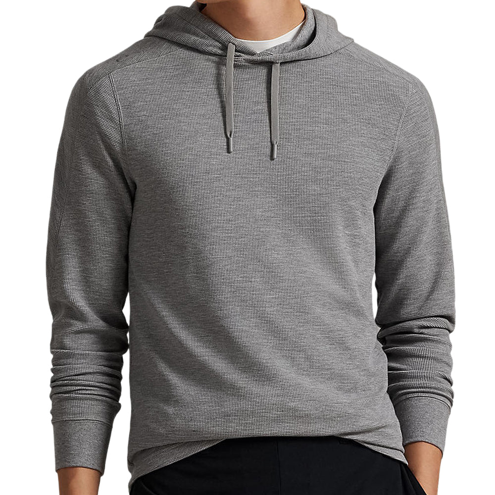 Performance Waffle-Knit Hoodie