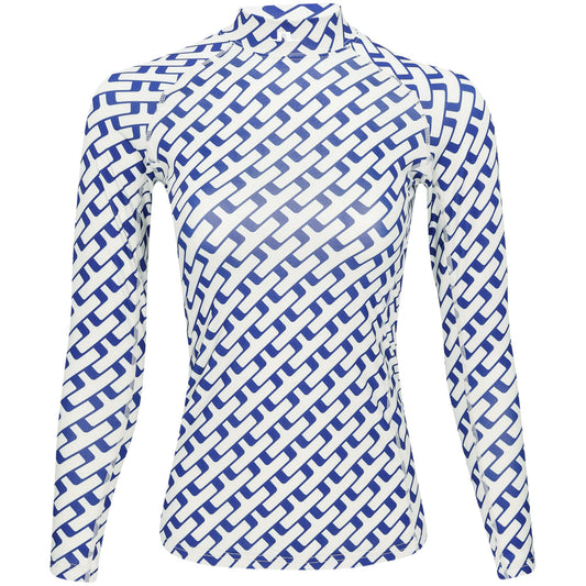 Women's Ella Print Long Sleeve Compression Top